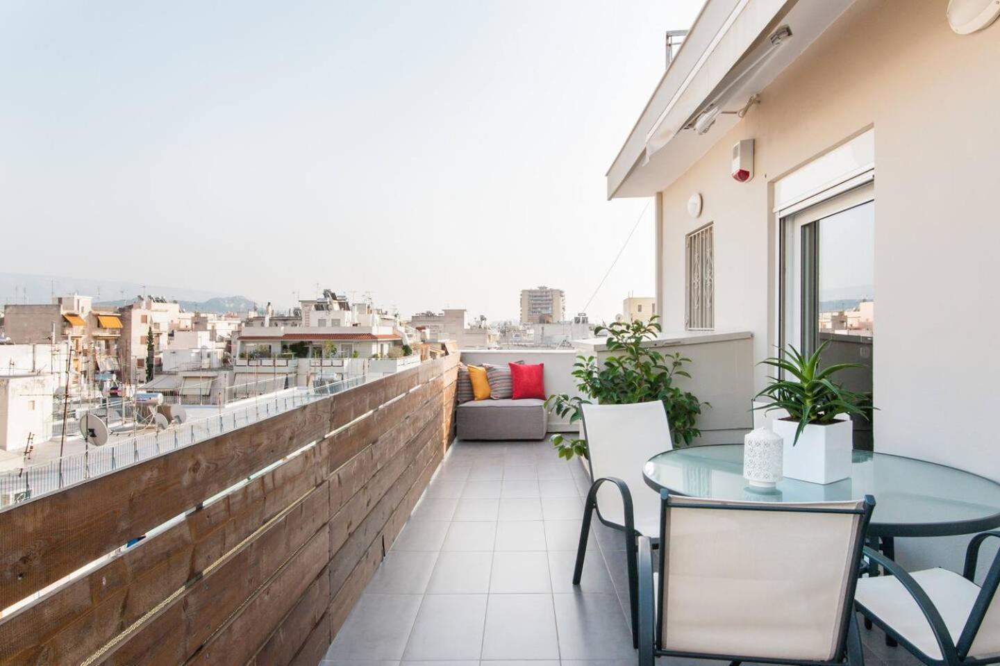 Ma Maison Nο 1, Penthouse, Acropolis And Lycabettus View, Ultra High Speed Internet 300 Mbps, 15' To Acropolis By Metro, 1' From Metro Station 아테네 외부 사진